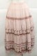 画像2: PINK HOUSE / ローズレース使いスカート  ピンク I-25-11-27-074-LO-SK-SA-ZI (2)