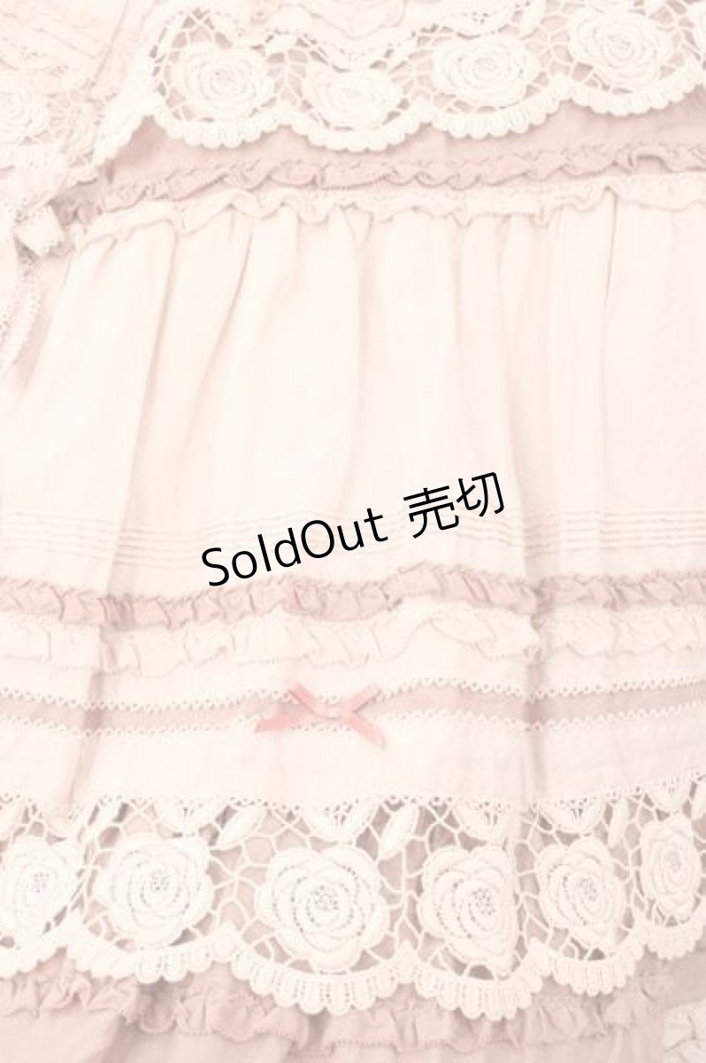 画像3: PINK HOUSE / ローズレース使いスカート  ピンク I-25-11-27-074-LO-SK-SA-ZI (3)