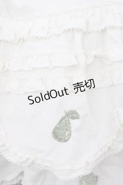 画像3: PINK HOUSE / フルーツ刺繍ローンスカート  アイボリー I-25-11-27-075-LO-SK-SA-ZI