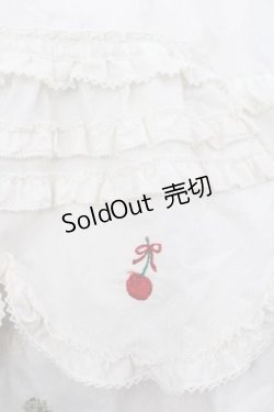 画像4: PINK HOUSE / フルーツ刺繍ローンスカート  アイボリー I-25-11-27-075-LO-SK-SA-ZI