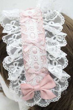 画像3: To Alice / ヴィンテージドールヘッドドレス  ピンク I-25-11-27-079-LO-AC-SA-ZI