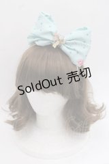 Emily Temple cute / ローズブーケリボンカチューシャ  ミントドット I-25-11-27-080-ET-AC-SA-ZI