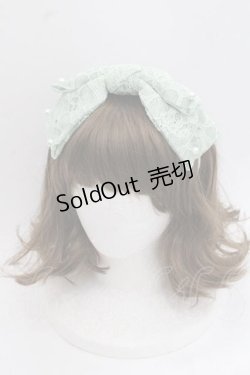 画像1: Angelic Pretty / Holy Lacy Dollカチューシャ  ミント I-25-11-27-082-AP-AC-SA-ZI