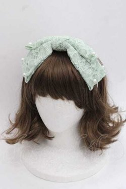 画像1: Angelic Pretty / Holy Lacy Dollカチューシャ  ミント I-25-11-27-083-AP-AC-SA-ZI