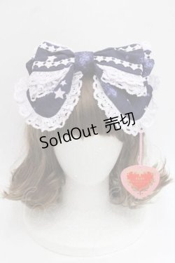 画像2: BABY,THE STARS SHINE BRIGHT / 星屑Fantasia〜双子の星ネコちゃんのホロスコープ〜カチューシャ  ネイビー I-25-11-27-085-BA-AC-SA-ZI