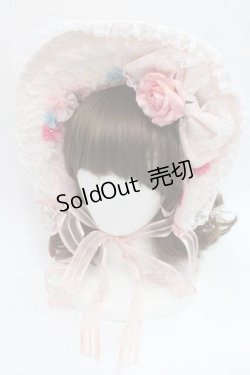 画像1: BABY,THE STARS SHINE BRIGHT / Garden Flowerボンネット  ピンク I-25-11-27-088-BA-AC-SA-ZI