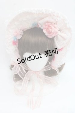 画像2: BABY,THE STARS SHINE BRIGHT / Garden Flowerボンネット  ピンク I-25-11-27-088-BA-AC-SA-ZI