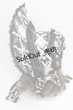 画像3: Angelic Pretty / Romantic Jewelryボンネット  黒 I-25-11-27-089-AP-AC-SA-ZI