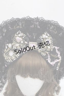 画像6: Angelic Pretty / Romantic Jewelryボンネット  黒 I-25-11-27-089-AP-AC-SA-ZI
