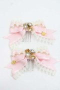 BABY,THE STARS SHINE BRIGHT / Lady Victorian Jewelryリボンコーム  ピンク I-25-11-27-093-BA-AC-SA-ZI