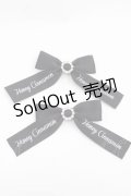 Honey Cinnamon / ロゴリボンクリップセット  黒Ｘ白 I-25-11-27-094-LO-AC-SA-ZI
