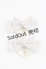 LIZ LISA / リボンハートクリップセット  ピンクＸ白 I-25-11-27-095-LO-AC-SA-ZI