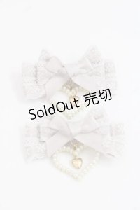 LIZ LISA / リボンハートクリップセット  ピンクＸ白 I-25-11-27-095-LO-AC-SA-ZI