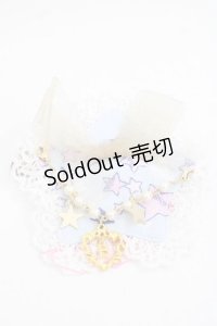 BABY,THE STARS SHINE BRIGHT / 星屑Fantasia 双子の星ネコちゃんのホロスコープ 柄星クリップ  サックス I-25-11-27-098-BA-AC-SA-ZI