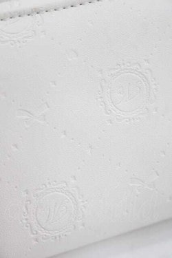 画像5: NOEMIE / ビジューリボンモノグラムウォレット  オフホワイト I-25-11-27-106-LO-TS-SA-ZI