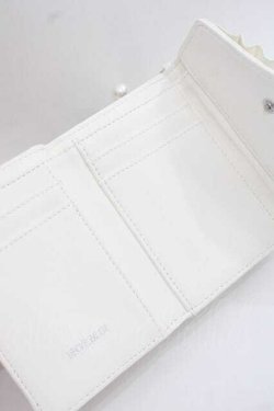 画像6: NOEMIE / ビジューリボンモノグラムウォレット  オフホワイト I-25-11-27-106-LO-TS-SA-ZI