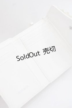 画像6: NOEMIE / ビジューリボンモノグラムウォレット  オフホワイト I-25-11-27-106-LO-TS-SA-ZI