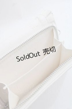 画像7: NOEMIE / ビジューリボンモノグラムウォレット  オフホワイト I-25-11-27-106-LO-TS-SA-ZI