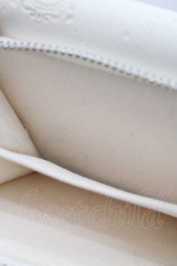 画像8: NOEMIE / ビジューリボンモノグラムウォレット  オフホワイト I-25-11-27-106-LO-TS-SA-ZI