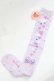 画像2: BABY,THE STARS SHINE BRIGHT / 星屑Fantasia 双子の星ネコちゃんのホロスコープ 柄オーバーニーソックス  ラベンダー I-25-11-27-107-BA-ZA-SA-ZI (2)