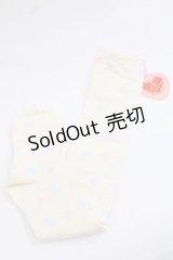 BABY,THE STARS SHINE BRIGHT / HEART TRUMPオーバーニーソックス  アイボリー I-25-11-27-108-BA-ZA-SA-ZI