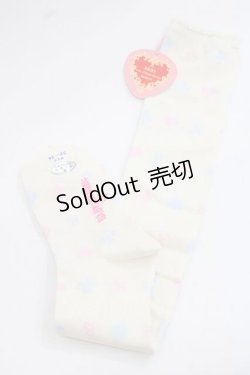 画像2: BABY,THE STARS SHINE BRIGHT / HEART TRUMPオーバーニーソックス  アイボリー I-25-11-27-108-BA-ZA-SA-ZI