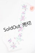 BABY,THE STARS SHINE BRIGHT / Garden Flower柄オーバーニーソックス  アイボリー I-25-11-27-111-BA-ZA-SA-ZI