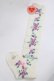 画像2: BABY,THE STARS SHINE BRIGHT / Garden Flower柄オーバーニーソックス  アイボリー I-25-11-27-115-BA-ZA-SA-ZI (2)