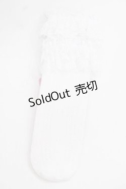 画像2: To Alice / ヴィンテージドールソックス  白Ｘピンク I-25-11-27-116-LO-ZA-SA-ZI