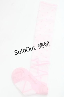 画像1: Angelic Pretty / トゥーシューズ風オーバーニー  ピンク I-25-11-27-122-AP-ZA-SA-ZI