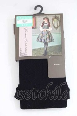 画像1: Kurumi Collaboration / kurumiタイツ ハナ L~LL 黒 I-25-11-27-123-LO-ZA-SA-ZI