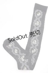 m petit by misako / ローズオーバーニー  黒 I-25-11-27-124-LO-ZA-SA-ZI