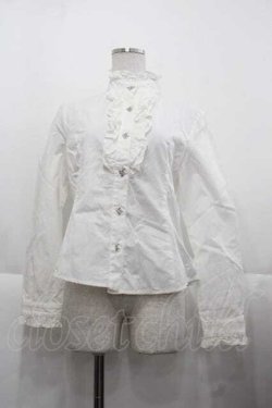 画像1: MAM / アリスウサギ釦ブラウス  白 I-25-11-27-002-LO-BL-SA-ZI