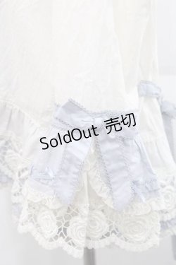 画像3: PINK HOUSE / ローズレース使いブラウス  アイボリーＸブルー I-25-11-27-021-LO-BL-SA-ZI