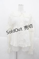 BABY,THE STARS SHINE BRIGHT / 袖取り外しベビードールブラウス  生成り I-25-11-27-003-BA-BL-SA-ZI