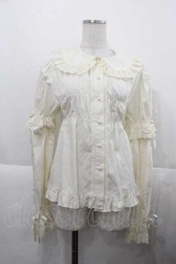 画像1: BABY,THE STARS SHINE BRIGHT / 袖取り外しベビードールブラウス  生成り I-25-11-27-003-BA-BL-SA-ZI