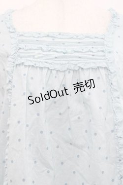 画像3: PINK HOUSE / ドット柄半袖ブラウス  サックス I-25-11-27-024-LO-BL-SA-ZI