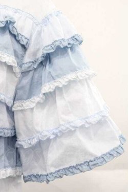 画像4: PINK HOUSE / ローンフリルブラウス  サックス I-25-11-27-025-LO-BL-SA-ZI