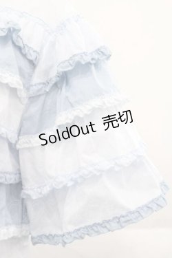 画像4: PINK HOUSE / ローンフリルブラウス  サックス I-25-11-27-025-LO-BL-SA-ZT224