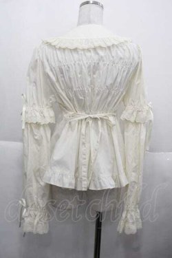 画像2: BABY,THE STARS SHINE BRIGHT / 袖取り外しベビードールブラウス  生成り I-25-11-27-003-BA-BL-SA-ZI