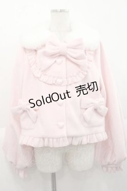 画像1: To Alice / ヴィンテージドールショートコート  ピンクＸ白 I-25-11-27-028-LO-CO-SA-ZI