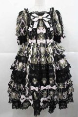 Angelic Pretty / Romantic Jewelry Dress  黒 I-25-11-27-029-AP-OP-SA-ZI