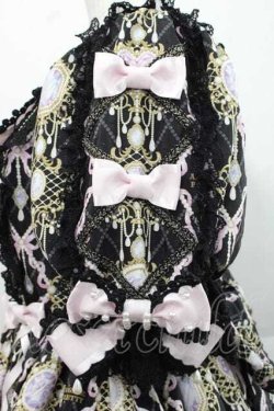 画像4: Angelic Pretty / Romantic Jewelry Dress  黒 I-25-11-27-029-AP-OP-SA-ZI