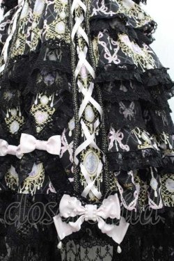 画像5: Angelic Pretty / Romantic Jewelry Dress  黒 I-25-11-27-029-AP-OP-SA-ZI