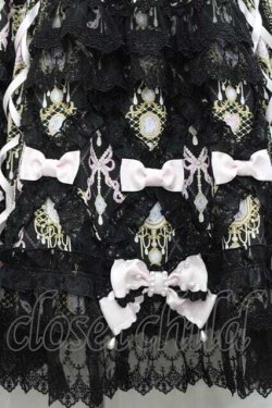画像6: Angelic Pretty / Romantic Jewelry Dress  黒 I-25-11-27-029-AP-OP-SA-ZI