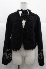 PINK HOUSE / モチーフつきボレロジャケット L 黒 I-25-12-02-046-LO-JA-SA-ZI