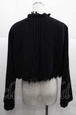 画像2: PINK HOUSE / モチーフつきボレロジャケット L 黒 I-25-12-02-046-LO-JA-SA-ZI