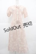 PINK HOUSE / キューピー柄半袖ワンピース M ピンク I-25-12-02-048-LO-OP-SA-ZI