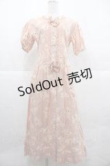 PINK HOUSE / キューピー柄半袖ワンピース M ピンク I-25-12-02-048-LO-OP-SA-ZI