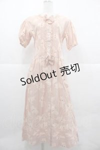 PINK HOUSE / キューピー柄半袖ワンピース M ピンク I-25-12-02-048-LO-OP-SA-ZI